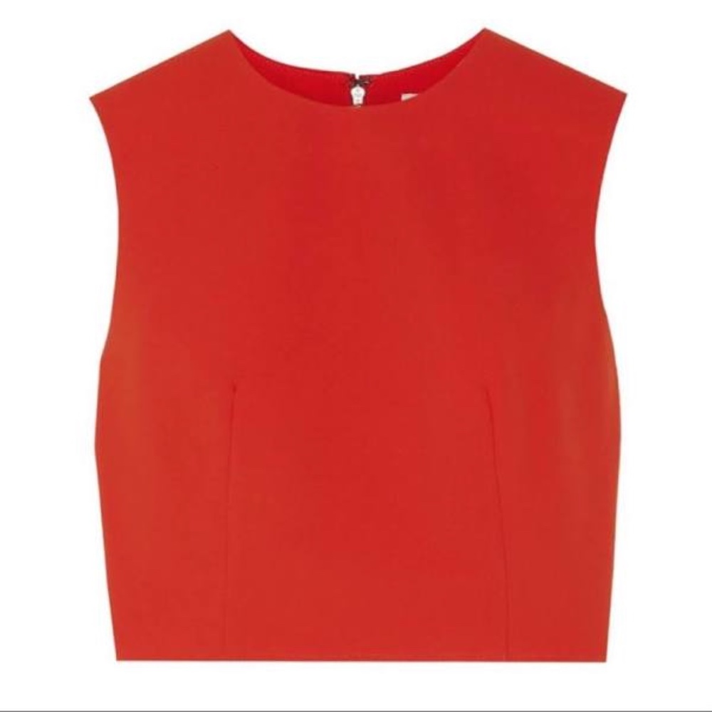 Alice + Olivia Klynn Cropped Sleveless Top